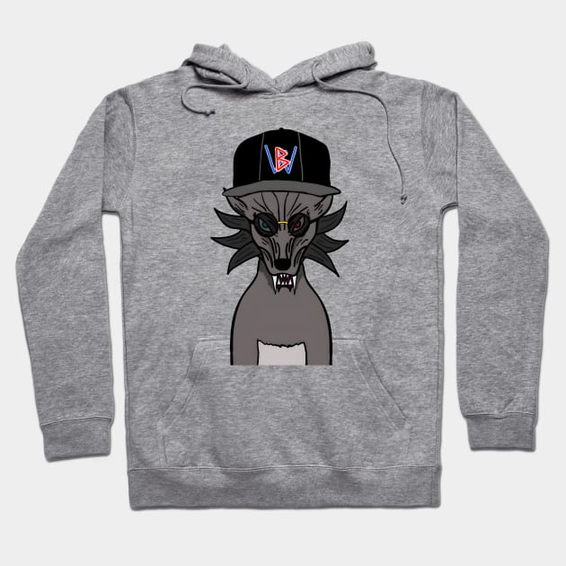 BussyWolves Vool Gray Wolf Hoodie by micho2591